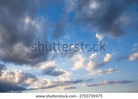 clouds, sky, clear, summer, spring, limpid, blue, light, white, cumulus
