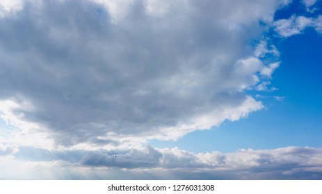 Clouds in the sky. Cloud scape. Beautiful nature background.