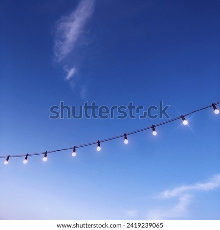 clouds, sky and light bulb