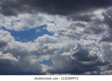 Clouds In The Sky, Rain Clouds, Low Pressure Area
