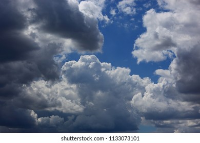 Clouds In The Sky, Rain Clouds, Low Pressure Area
