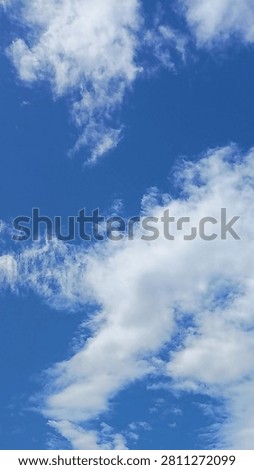 The clouds in the sky seem to hold many stories.