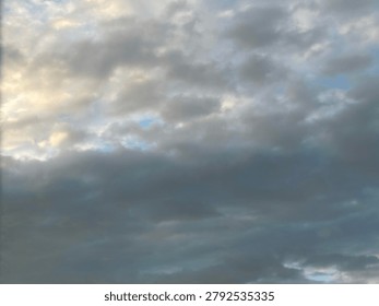 Clouds in the Sky Viewed from Below