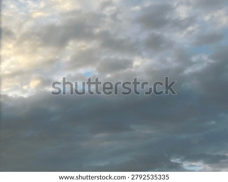 Clouds in the Sky Viewed from Below