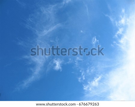 Similar – Image, Stock Photo UWO Air Sky Sky only
