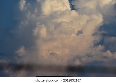 Clouds spreading acorss the sky