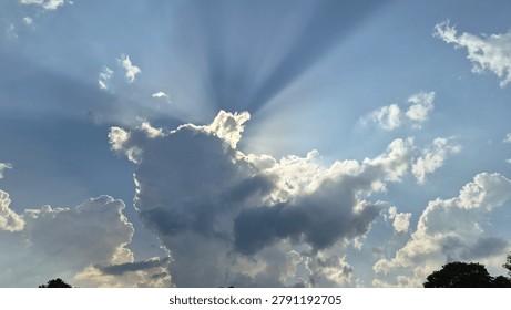 Clouds and Sun Hiding sun eclipse 