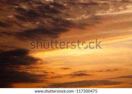 Similar – Image, Stock Photo beginning Sunrise Sunset