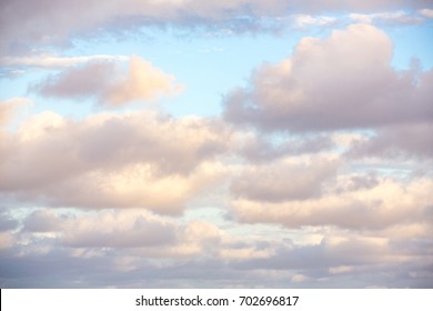 Clouds at sunset in the Caribbean Sea. - Shutterstock ID 702696817
