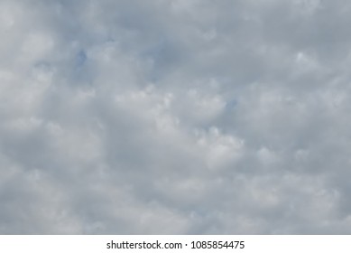 The clouds that float in the sky are caused by the condensation of the water, which changes in shape over time.