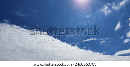 clouds that look like feathers