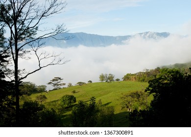 clouds in the valley