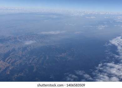 Clouds and view from above
