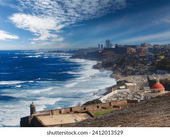 Clouds and waves in El Morror