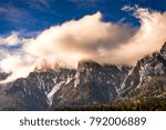 Clouds at the winter