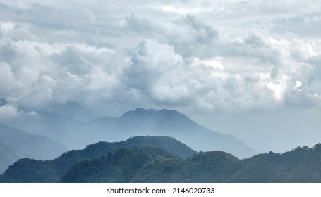 Cloudscape In Alishan Mountain In Taiwan