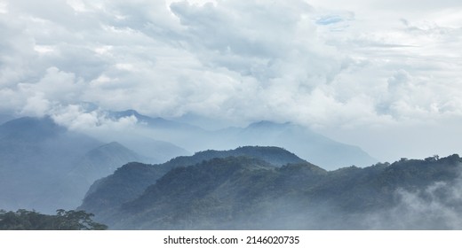 Cloudscape In Alishan Mountain In Taiwan