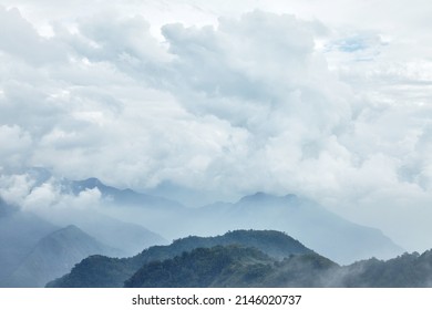 Cloudscape In Alishan Mountain In Taiwan