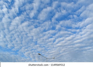 Cloudscape With Altocumulus Cloud
