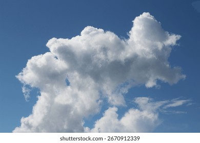 Cloudscape A Beautiful Sky with Fluffy Clouds