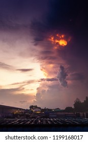 Cloudscape: Dramatic sky scene