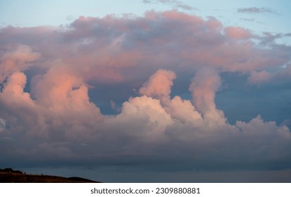 Cloudscape with lots of copy space