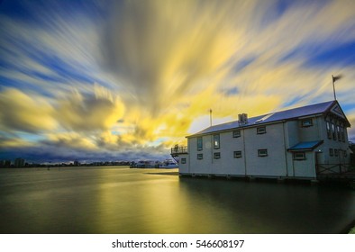 Cloudscape Over The Swan River,Perth City