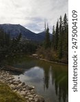 Cloudy Autumn Day at Miette River