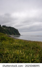 Cloudy Beach Day In Port Townsend Washington