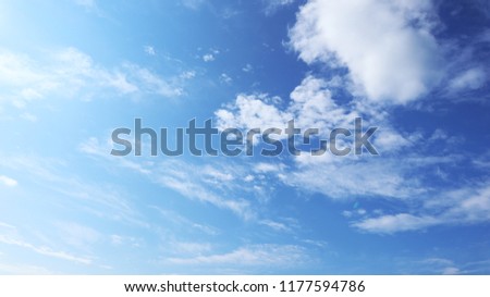 Cloudy blue sky