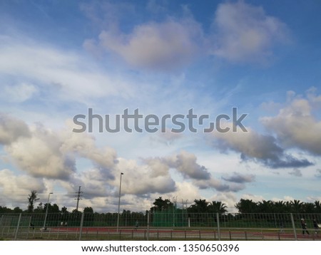 CLOUDY AND BLUE SKY