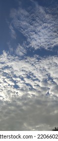 Cloudy Blue Sky After Rain