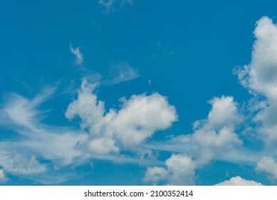 Cloudy Blue Sky After Storm