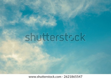 Cloudy Blue Sky Background. Natural background