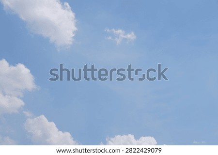 Cloudy blue sky and clear during the day