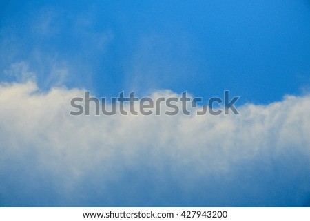 cloudy blue sky tone