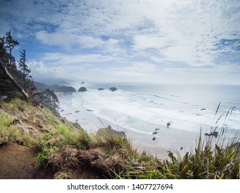 Cloudy Day In Cannon Beach, Oregon