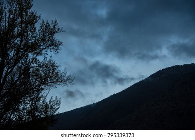 Cloudy day in the mountains 