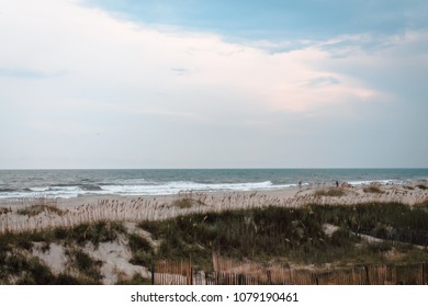 Cloudy Day On Ocean Isle Beach, North Carolina