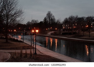 A Cloudy Day On The River Walk.