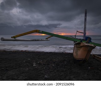 Cloudy Day At Penghulu Agung Beach, West Nusa Tenggara, Indonesia