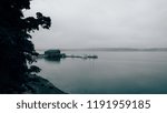 Cloudy day in the Pudget sound, coast of Whidbey Island