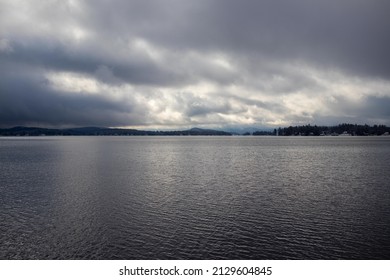 Cloudy Lake Winnipesaukee New Hampshire