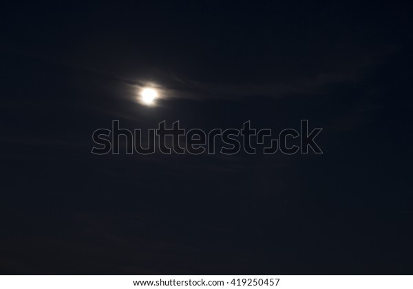 Cloudy Moon\
Night