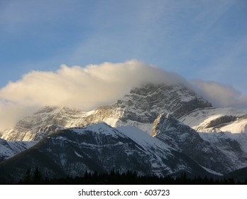 cloudy mountain peak - Powered by Shutterstock - Get 15% off with code: PIKWIZARD15