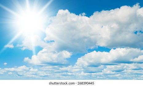 Cloudy Outdoor Heaven Wallpaper  - Shutterstock ID 268390445