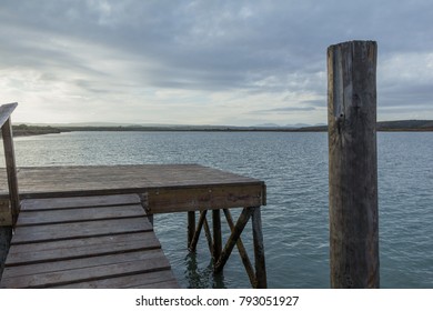 Cloudy River Dock 