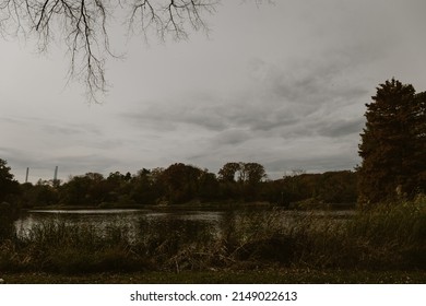 Cloudy Sky Above Harlem Meer