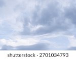 cloudy sky with heavy clouds in a bad weather