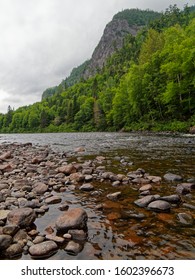 Cloudy Sky In Hautes-Gorges-de-la-Rivière-Malbaie National Park, Canada